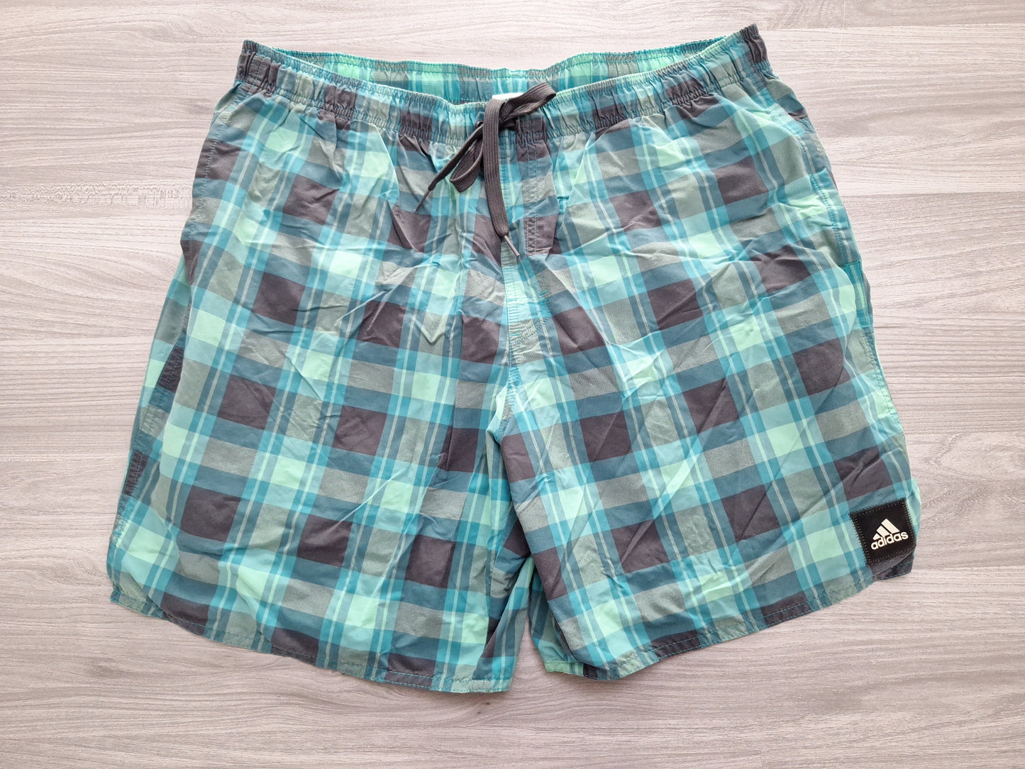 Adidas Badeshorts Kariert XL