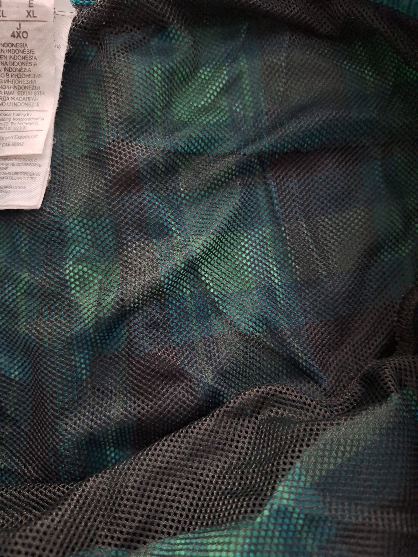 Adidas Badeshorts Kariert XL