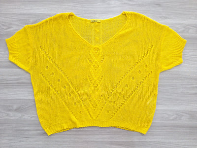 Janina Strickpullover Lochmuster 44/46