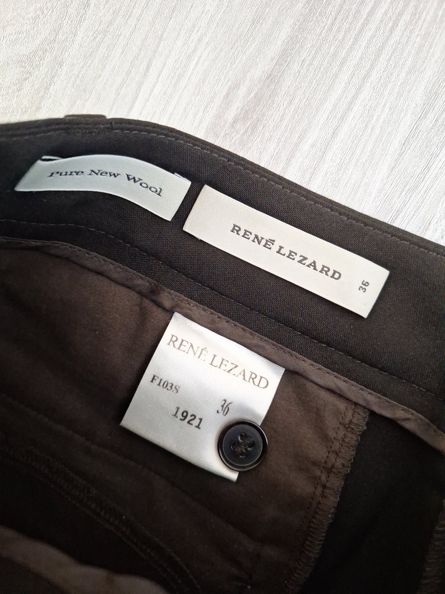 René Lezard Stoffhose Business 36