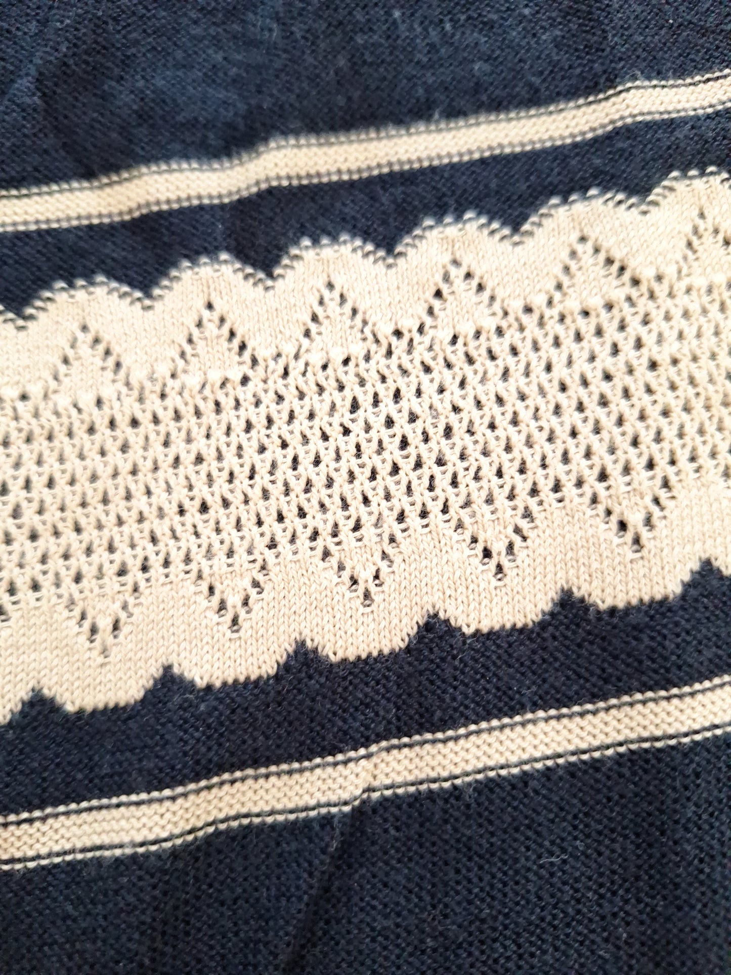 Mona Feinstrickshirt Ajourmuster 46