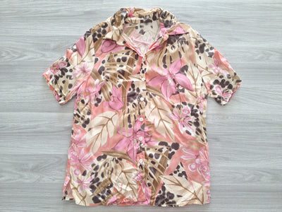 Bluse Blumenmuster 40