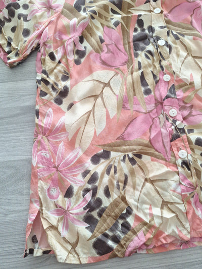 Bluse Blumenmuster 40