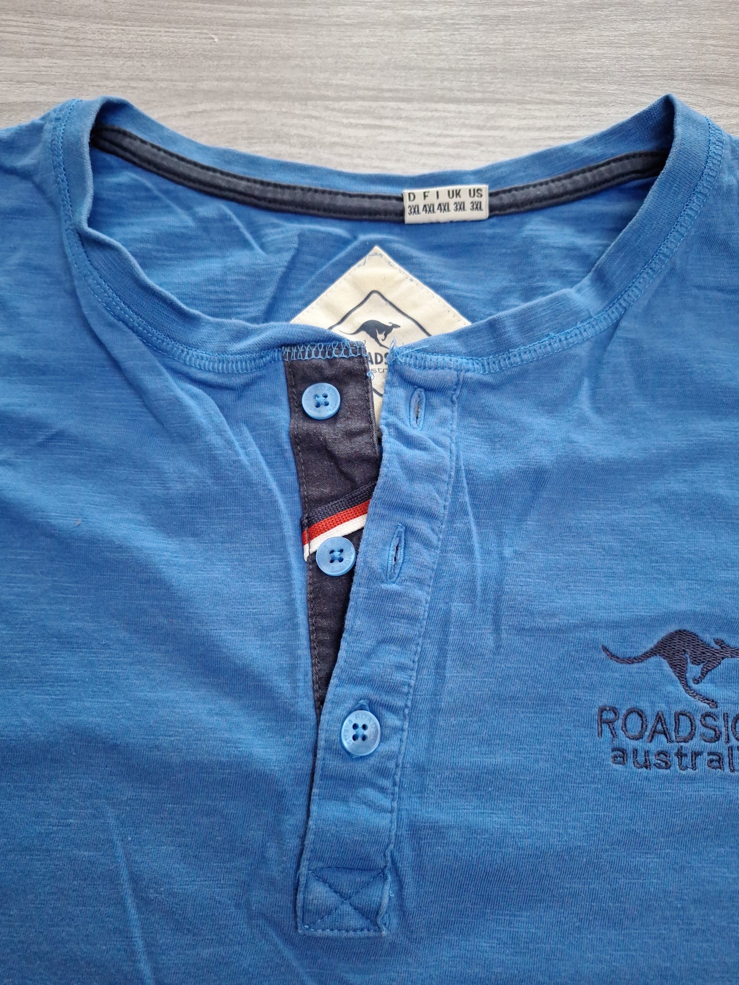 Roadsign Australia Henley-Shirt 3XL