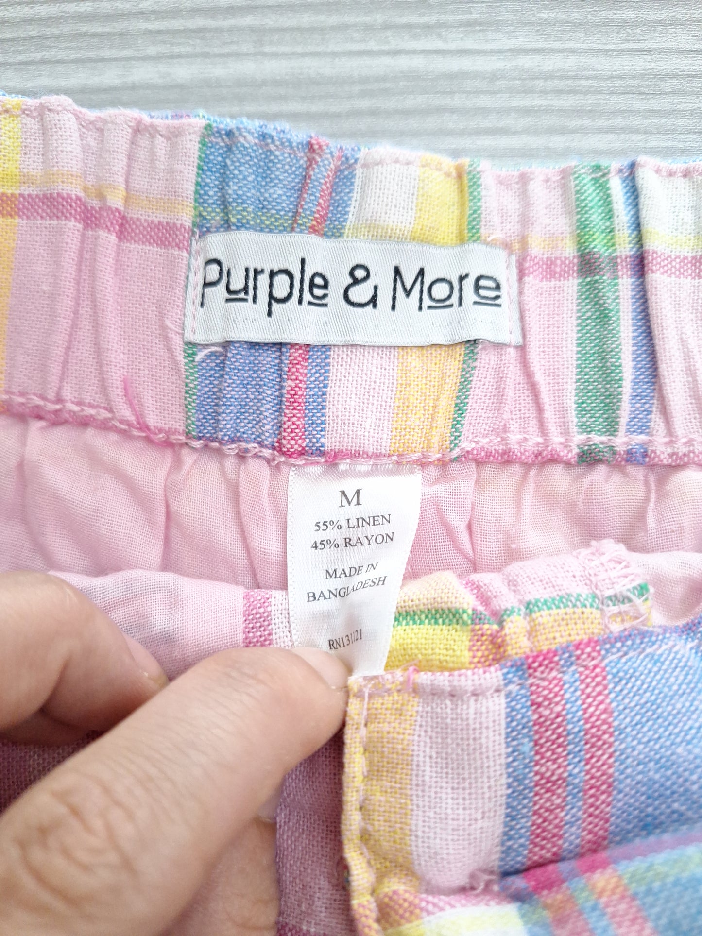 Purple & More Skort Leinen 38