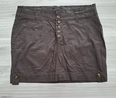 Zara Minirock Knopfleiste 40