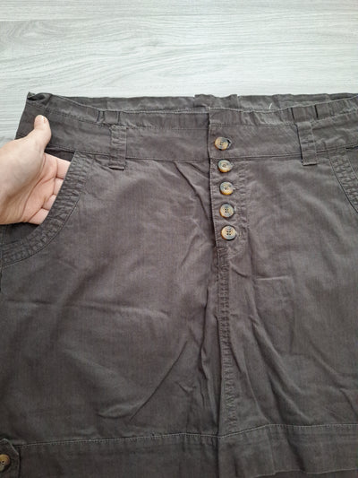 Zara Minirock Knopfleiste 40