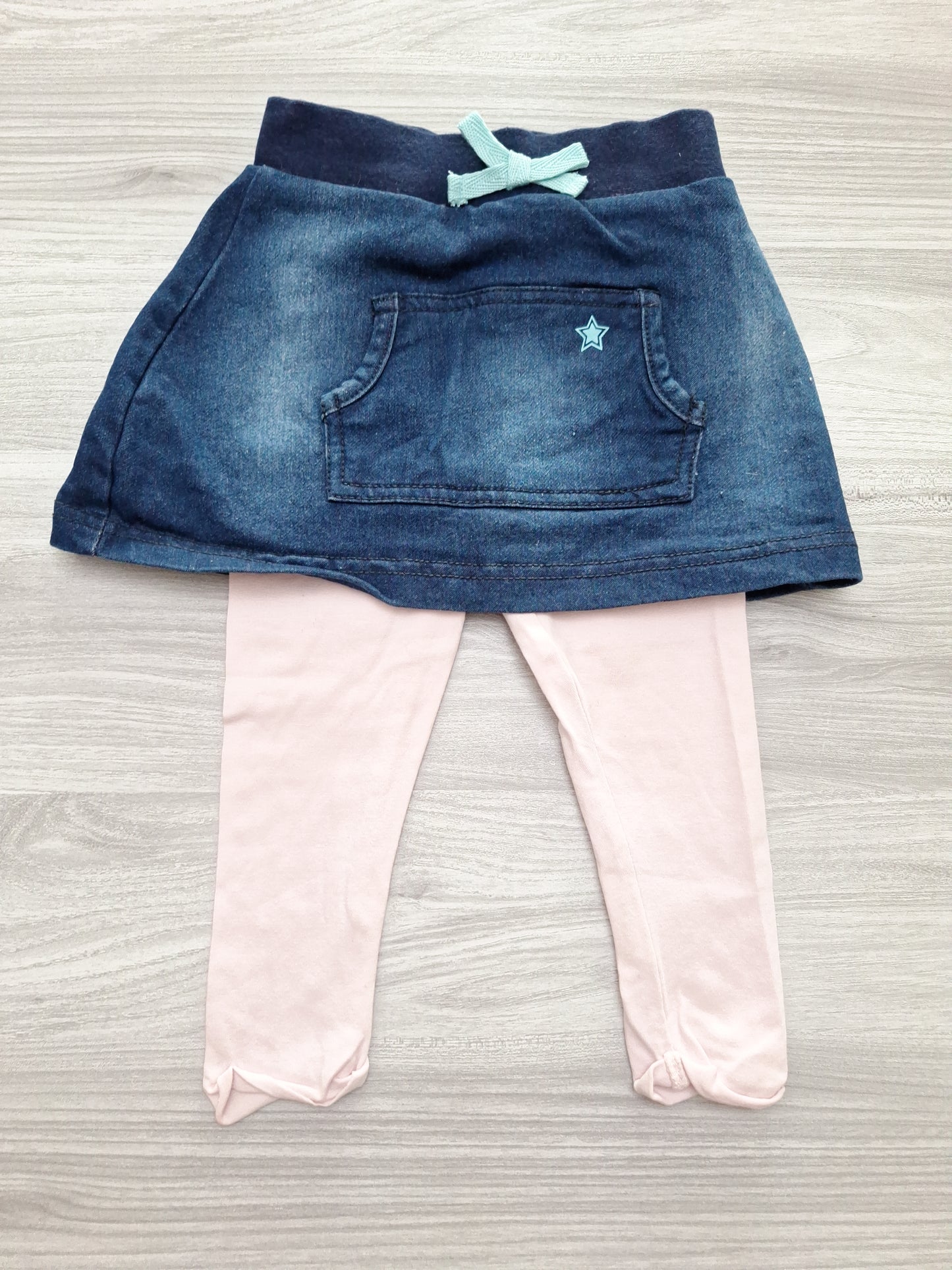 Ergee Skort Rock Leggings Jeansoptik 80