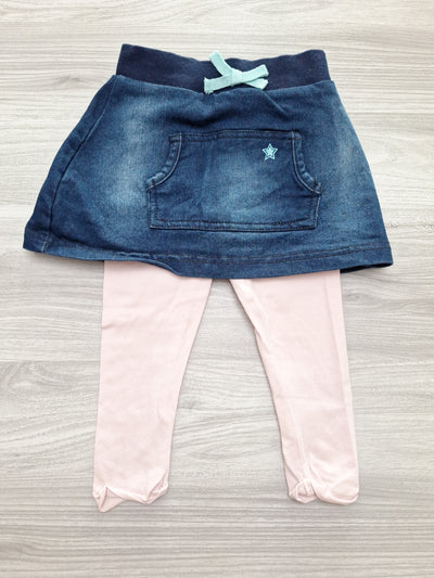 Ergee Skort Rock Leggings Jeansoptik 80