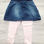 Ergee Skort Rock Leggings Jeansoptik 80