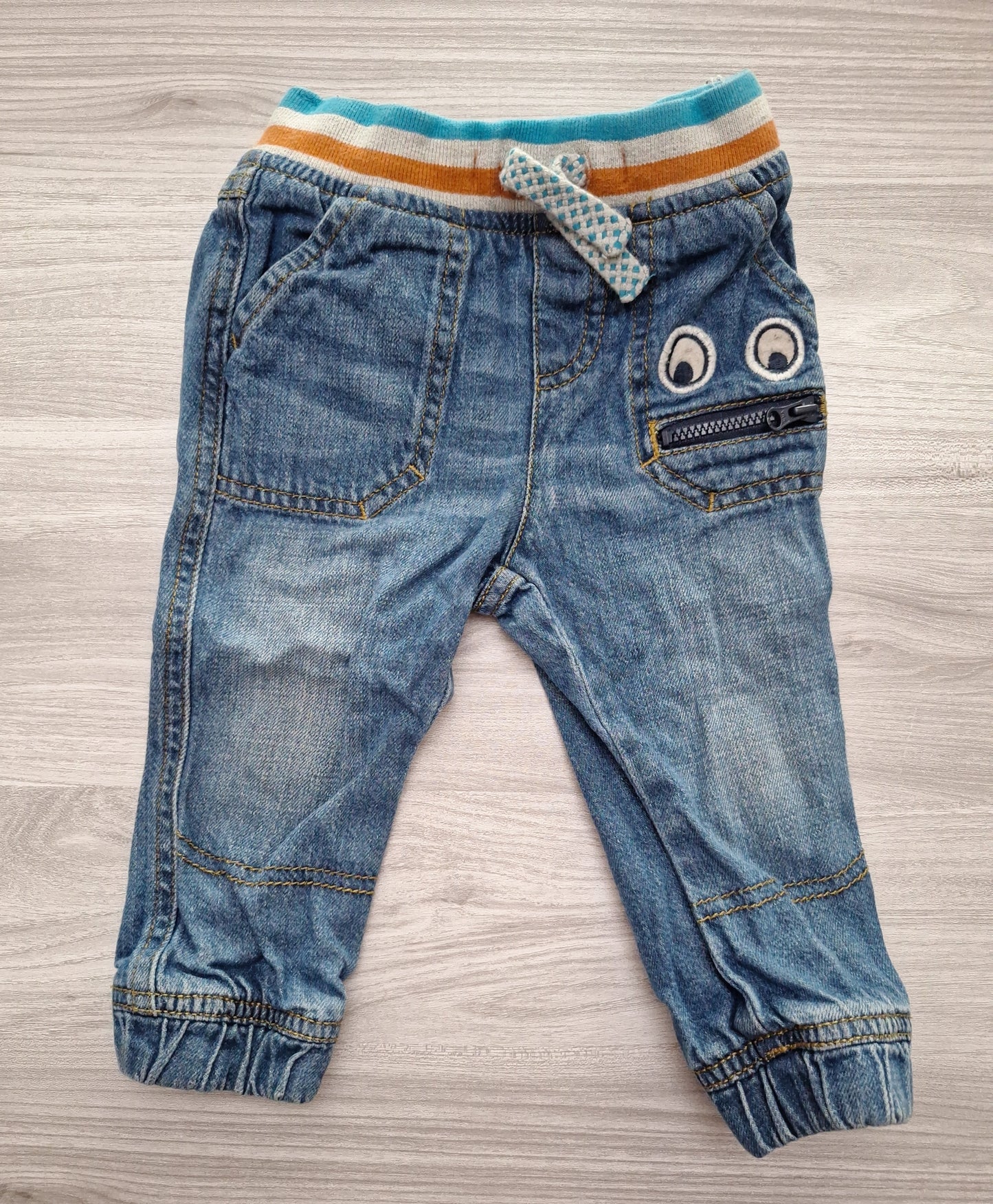 Baby Club Jeans Jogger Monster 80