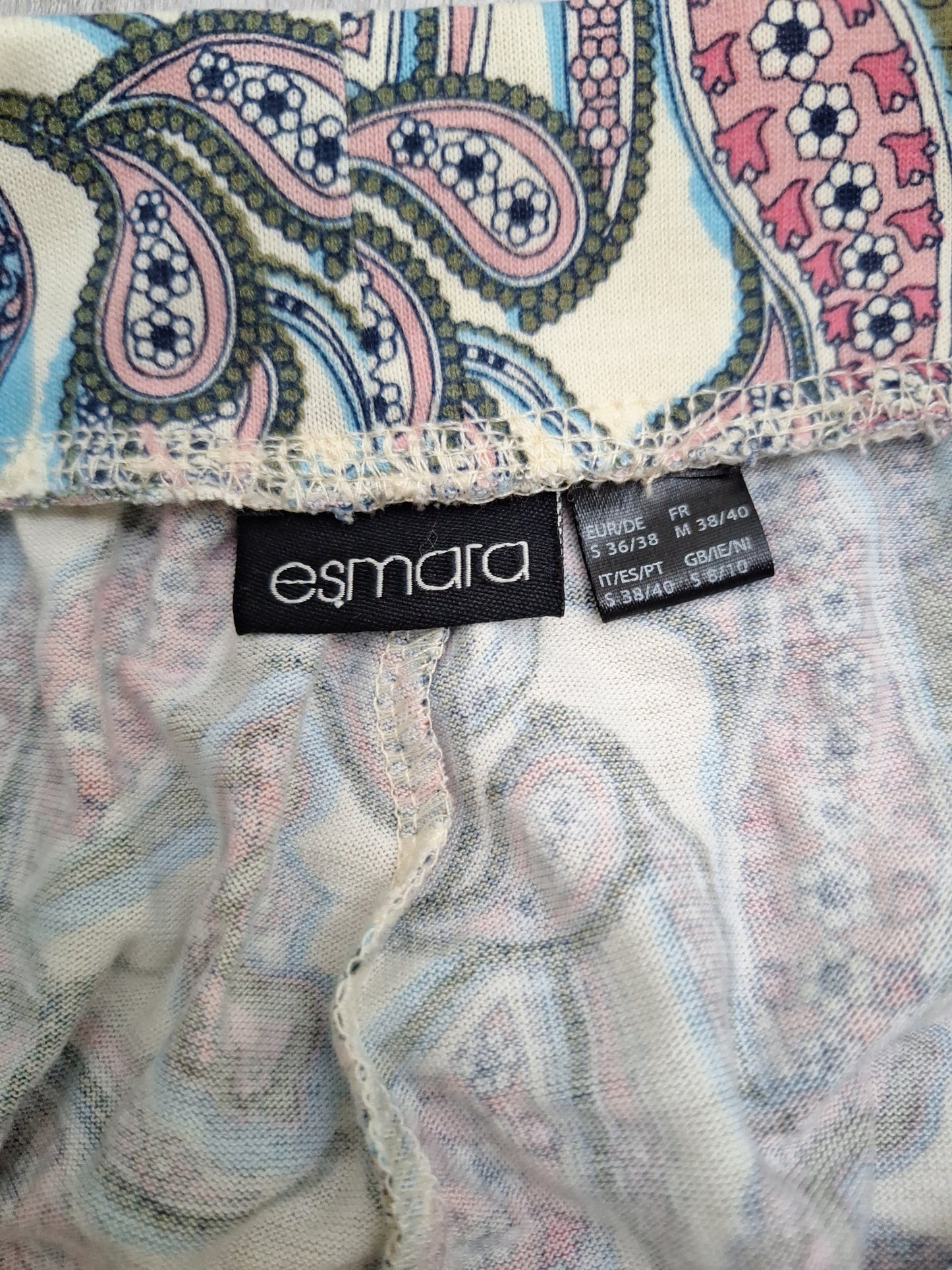 Esmara Stoffhose Paisley 36