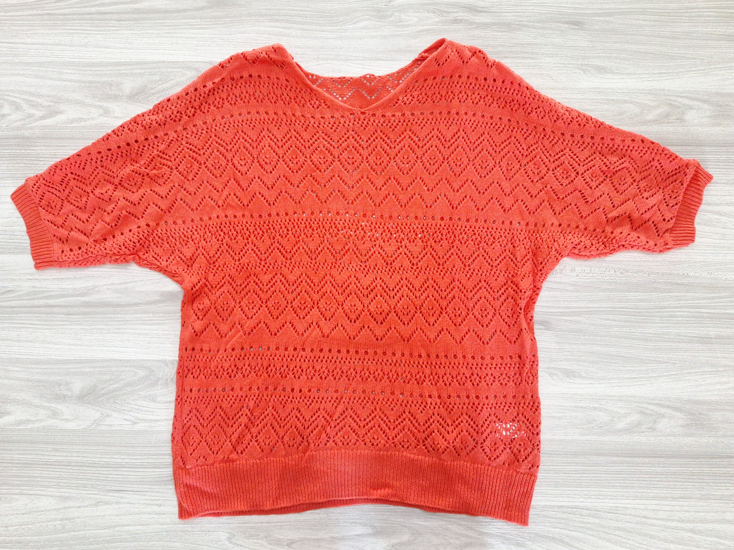 Gina Benotti Pullover Lochmuster 40/42