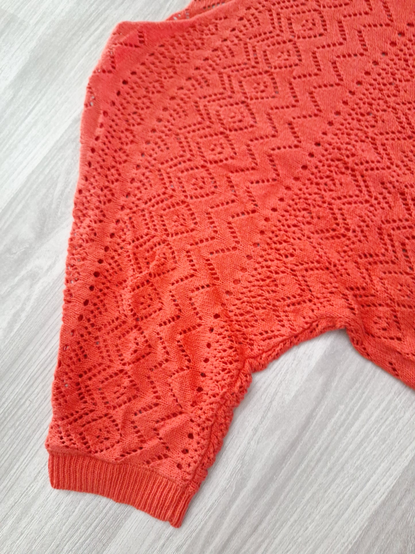 Gina Benotti Pullover Lochmuster 40/42