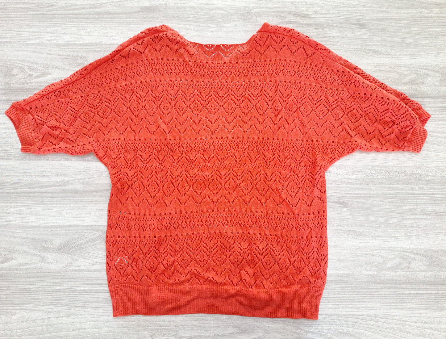 Gina Benotti Pullover Lochmuster 40/42
