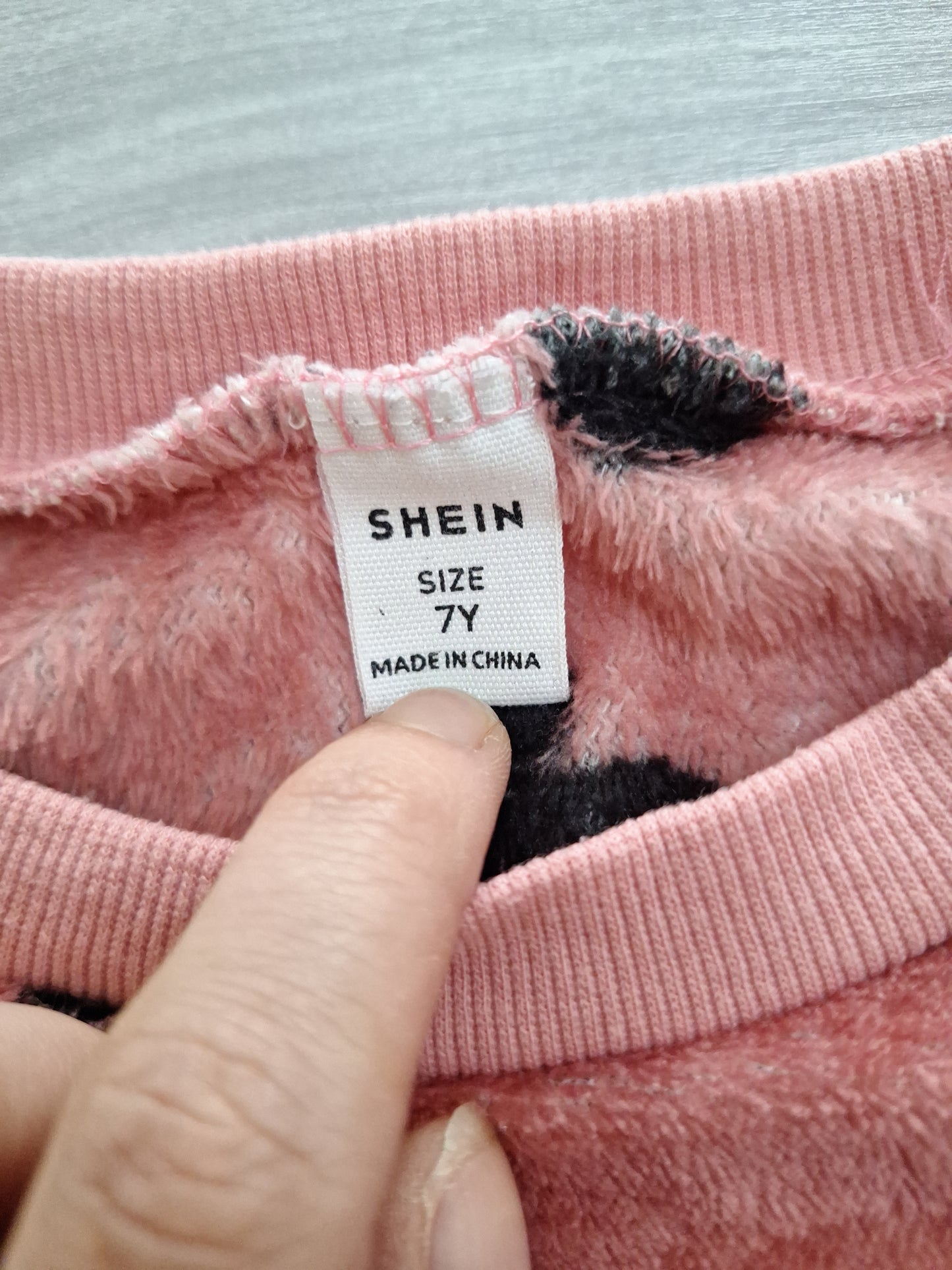 SHEIN Kuschelpullover Herzen 122