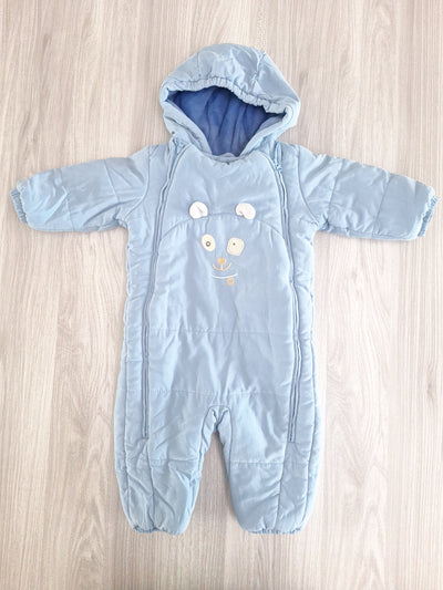 Benetton Baby Schneeoverall Bärenmotiv 74