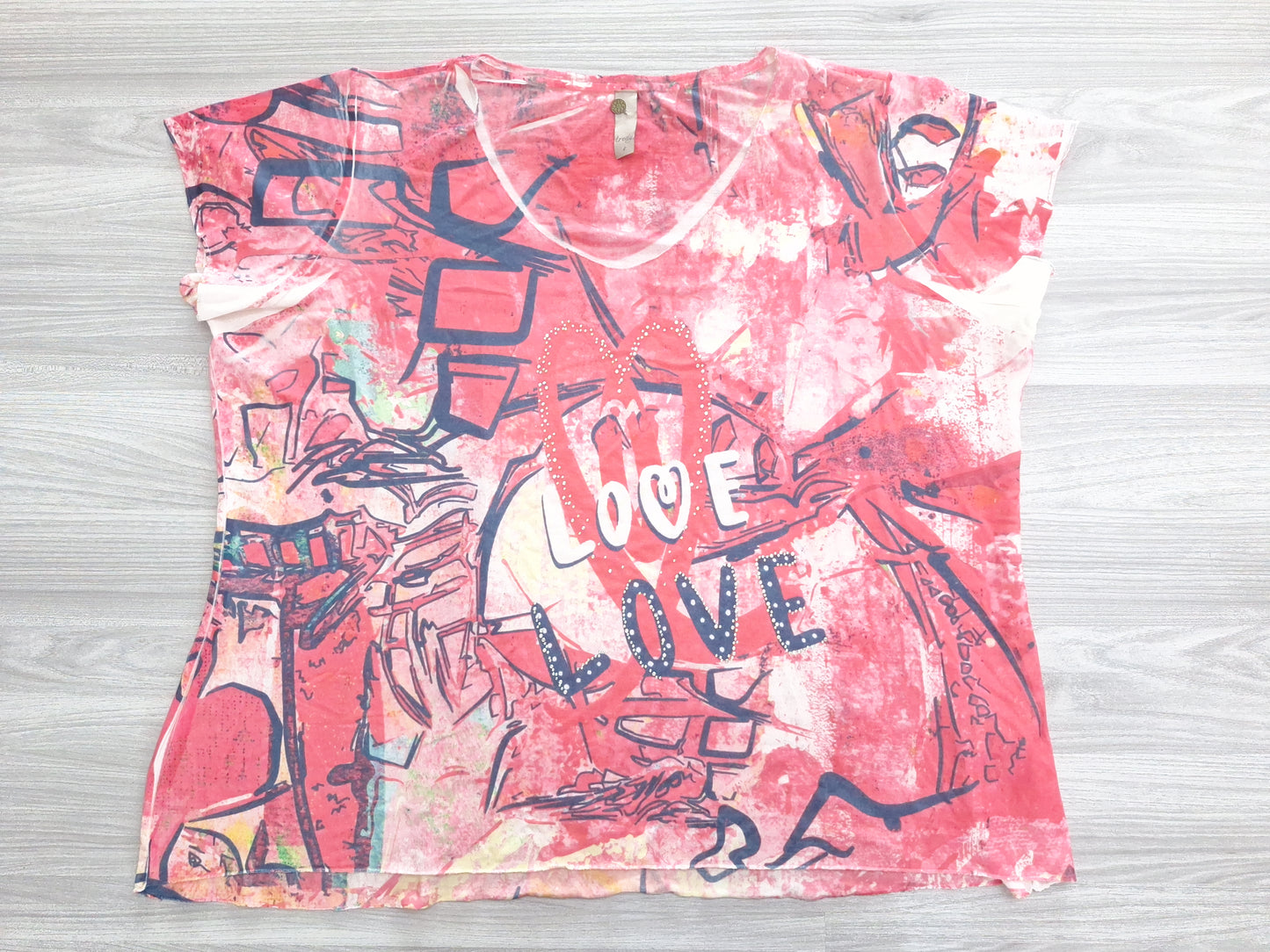 Tredy Shirt Strassprint 46/48