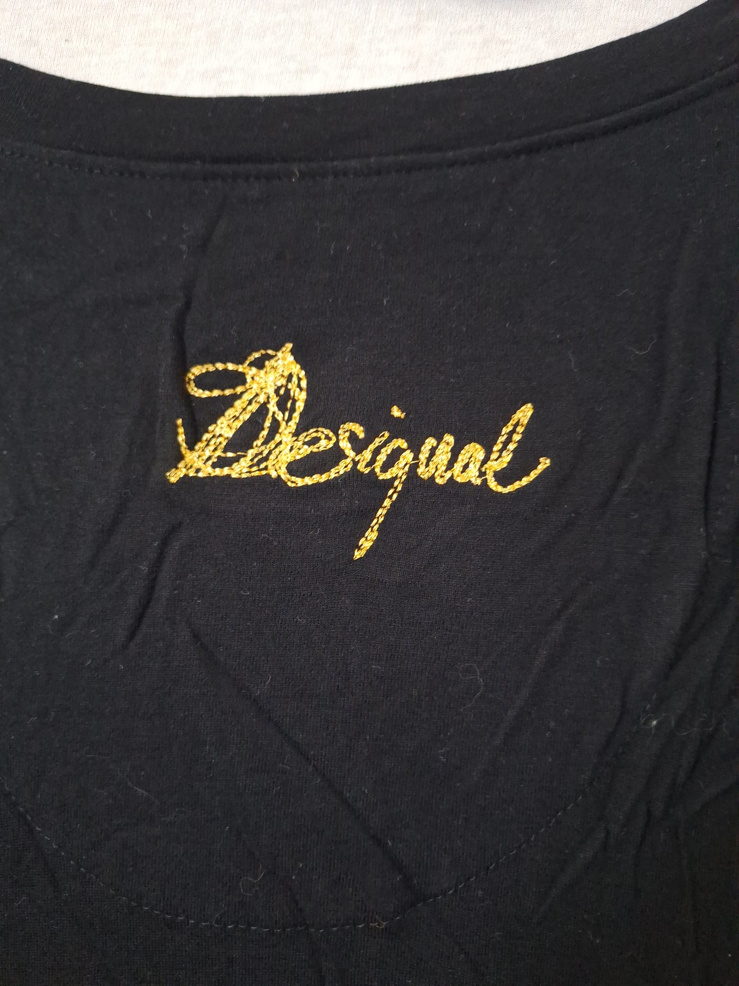 Desigual Kleid Strassprint 36