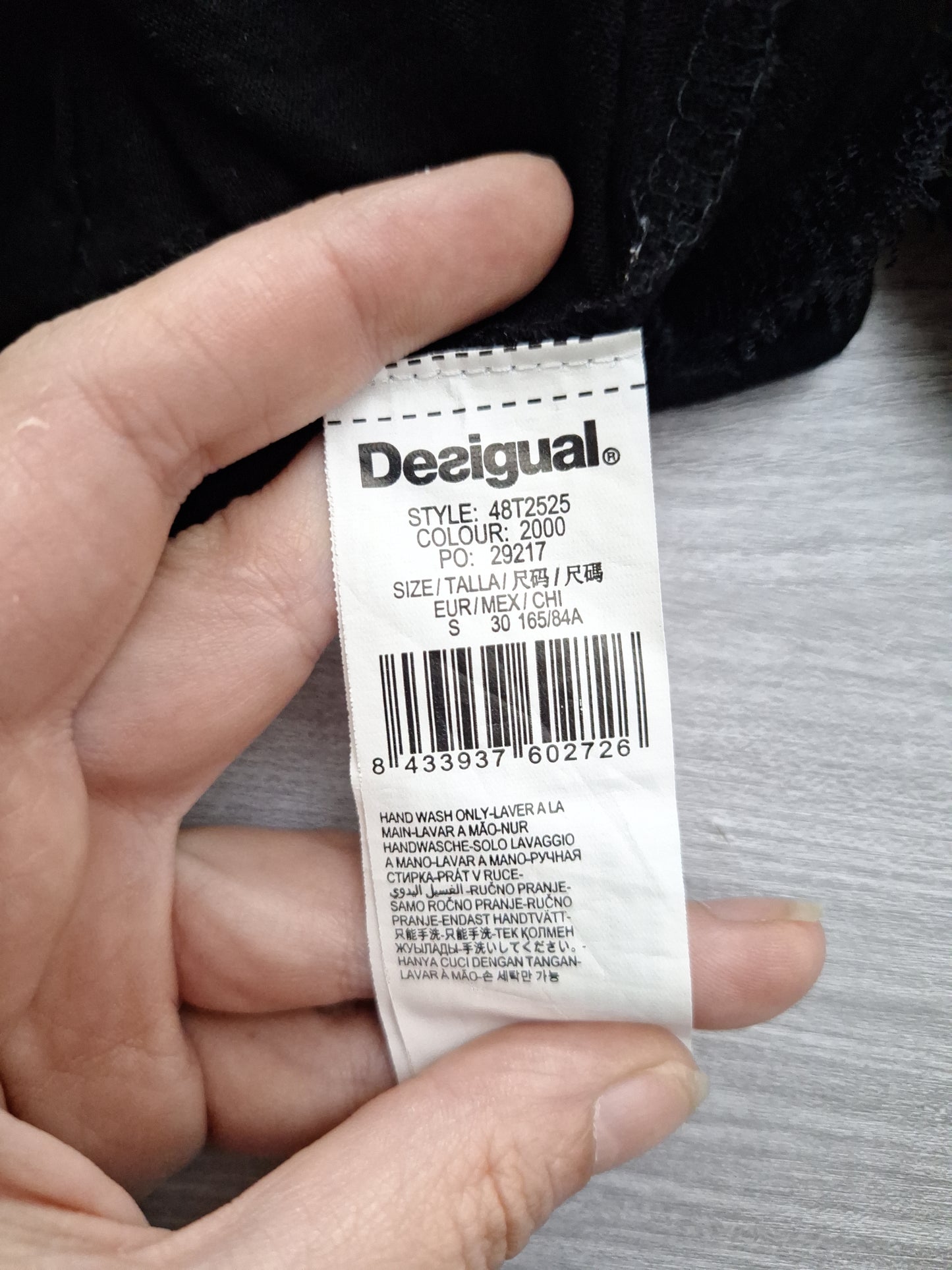 Desigual Kleid Strassprint 36
