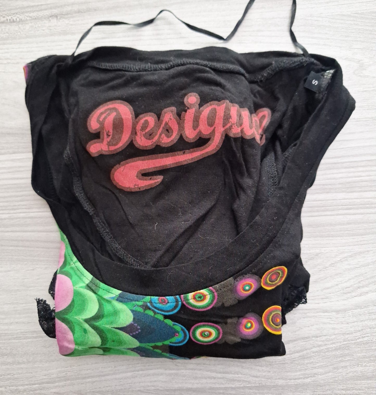 Desigual Kleid Strassprint 36