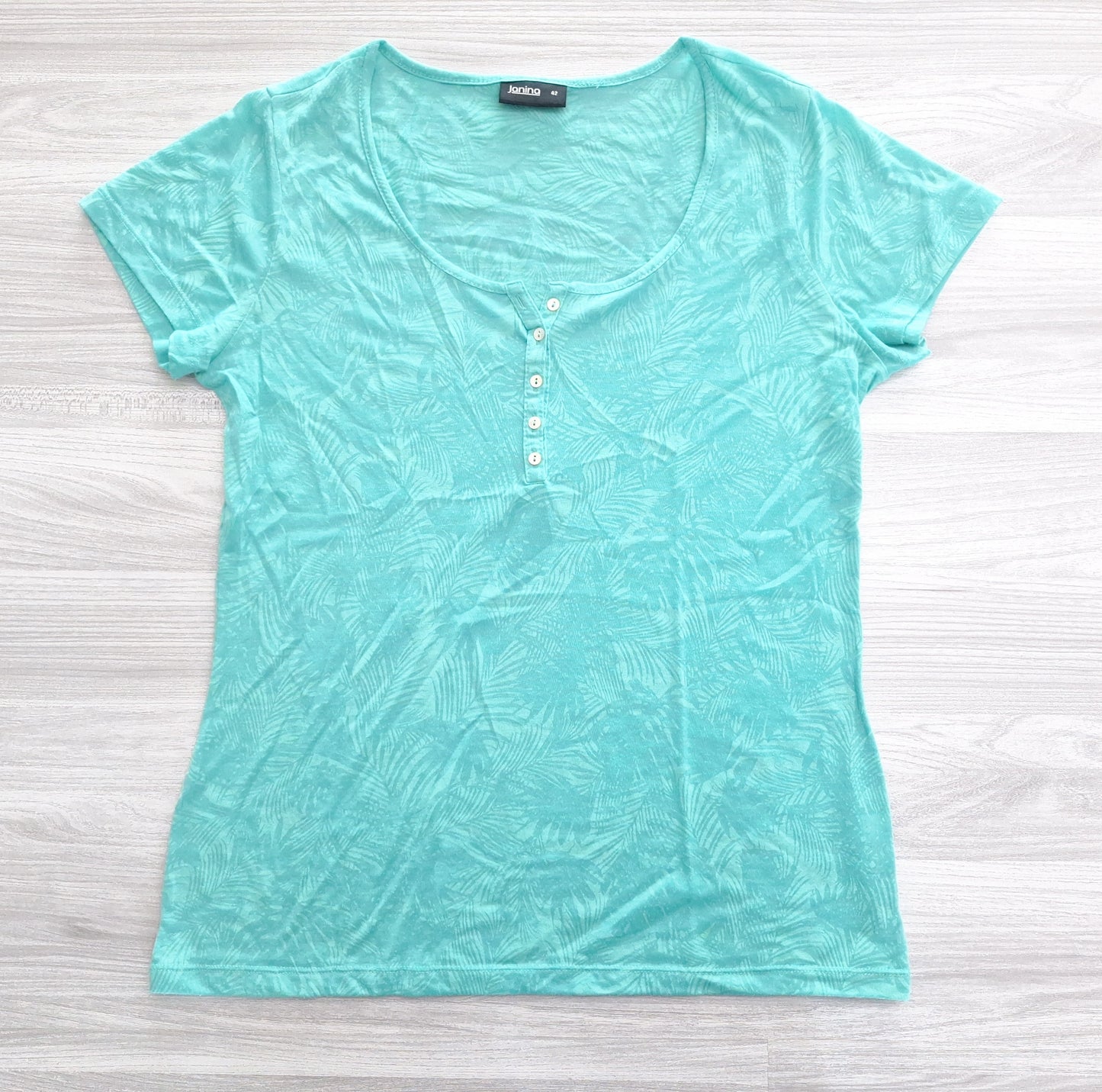 Janina Shirt Blätterprint 42