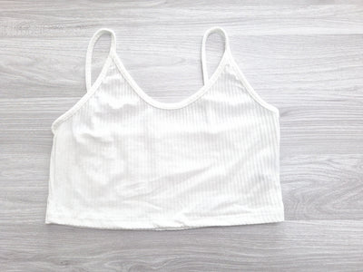 Croptop gerippt 38
