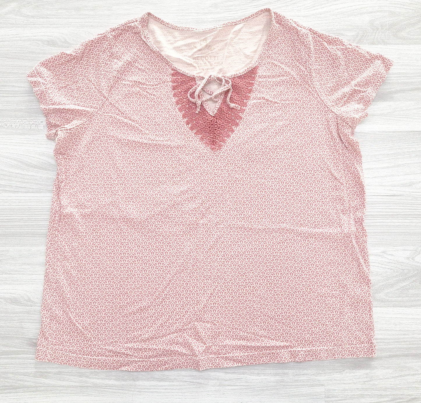 Gina Benotti T-Shirt Häkelspitze 40/42