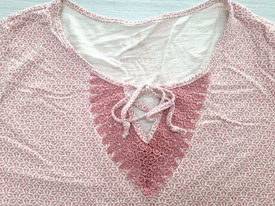 Gina Benotti T-Shirt Häkelspitze 40/42