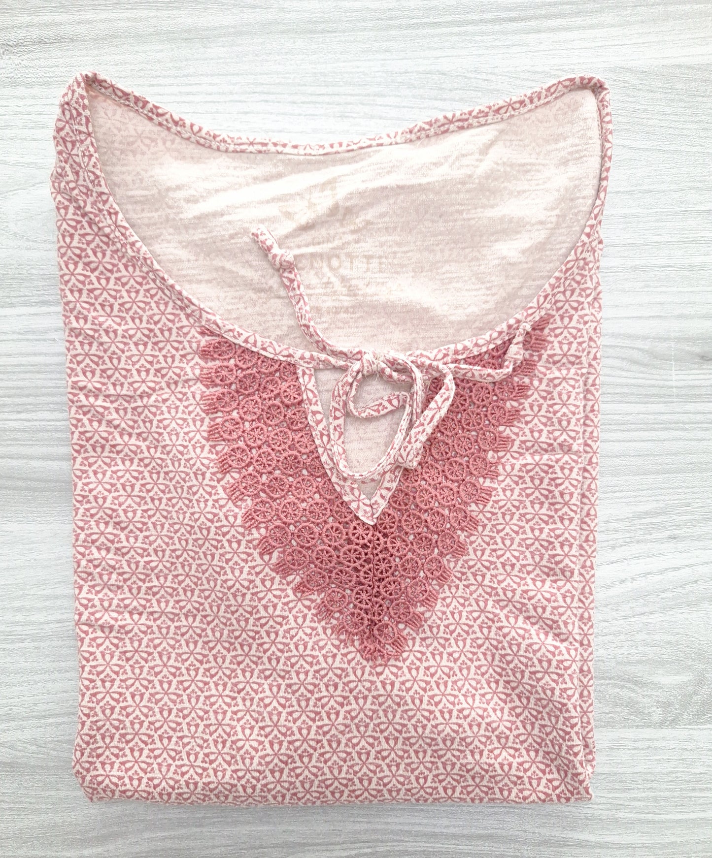 Gina Benotti T-Shirt Häkelspitze 40/42
