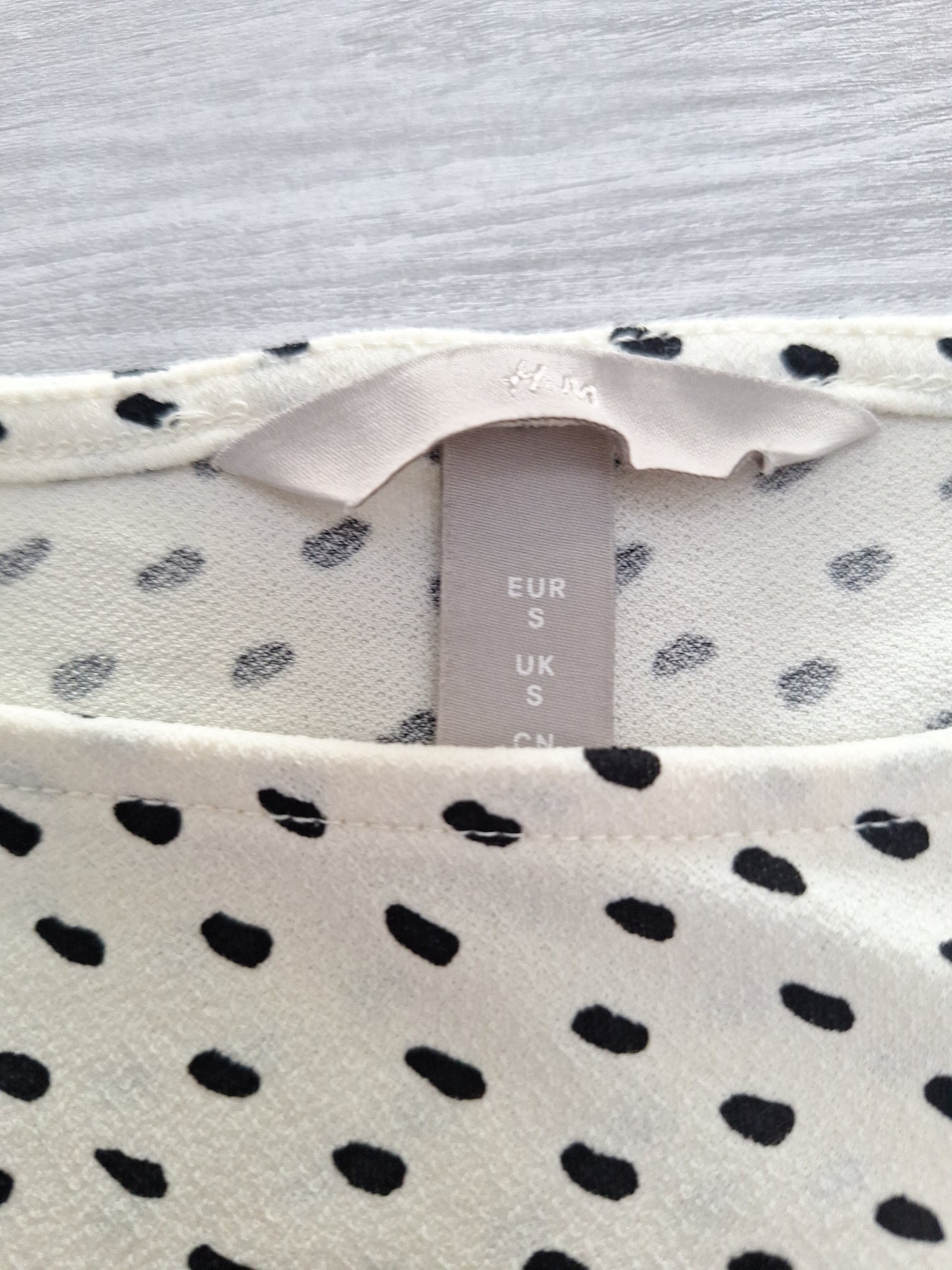 H&M T-Shirt Puffärmel 36