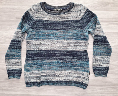 Cappuccino Strickpullover Ringel 38