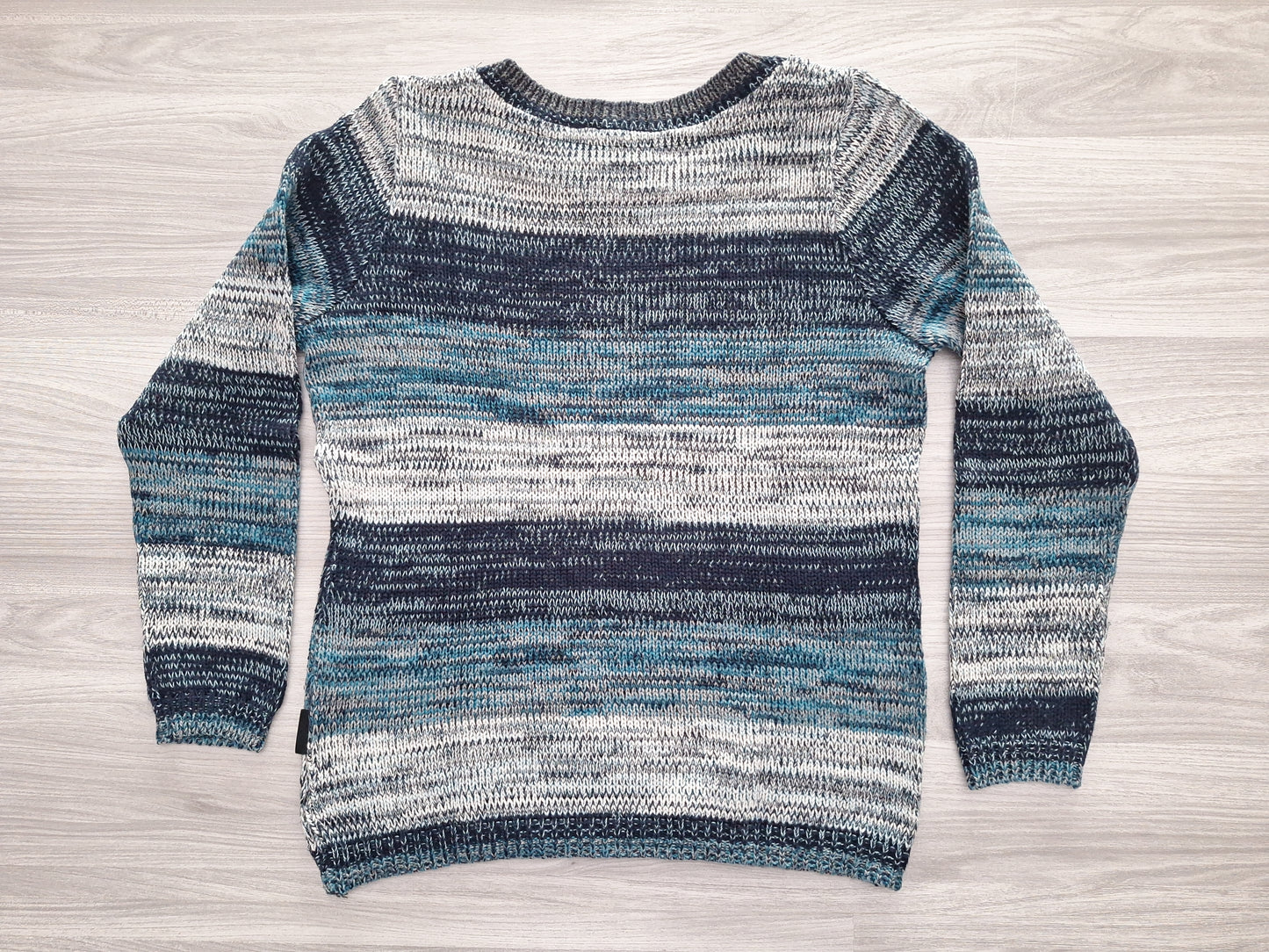 Cappuccino Strickpullover Ringel 38
