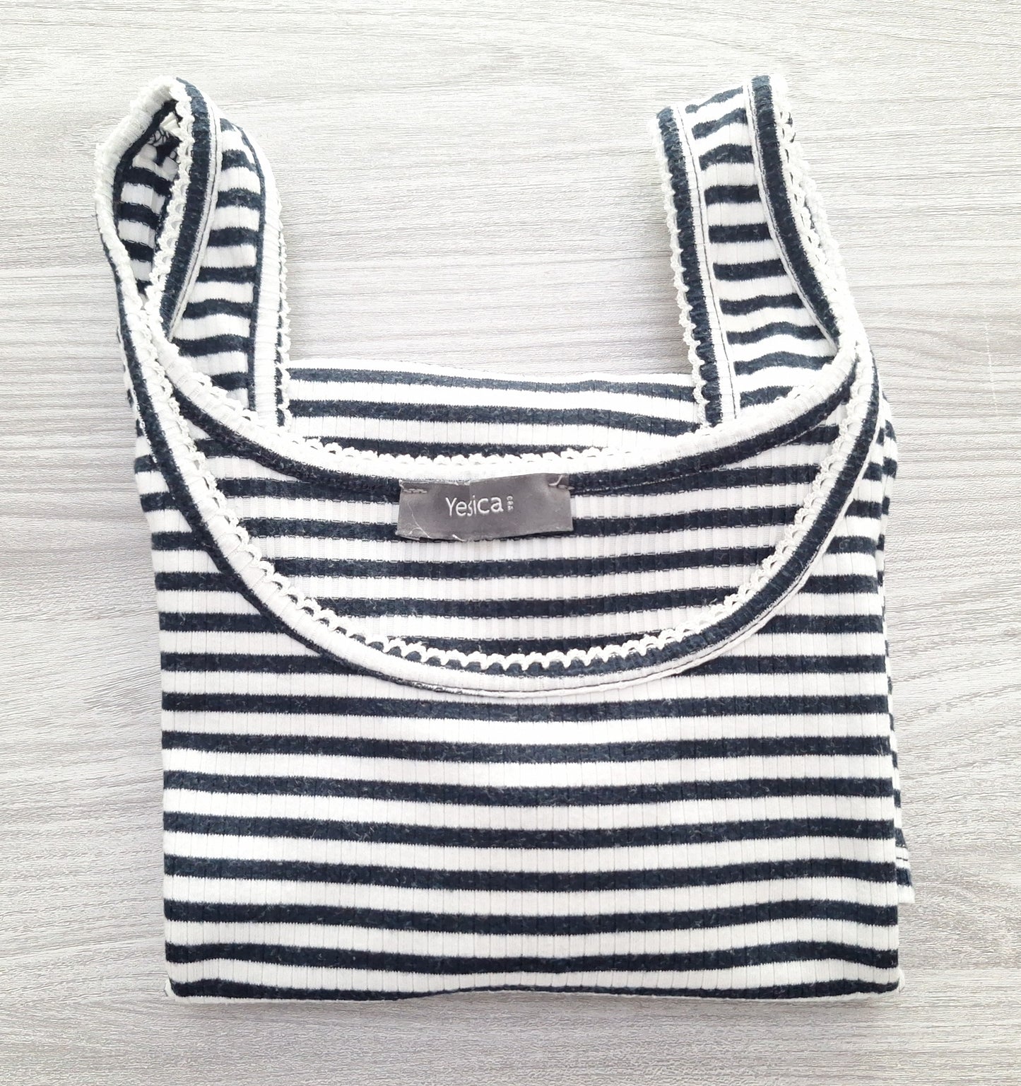 Yessica Tanktop Ringellook 36