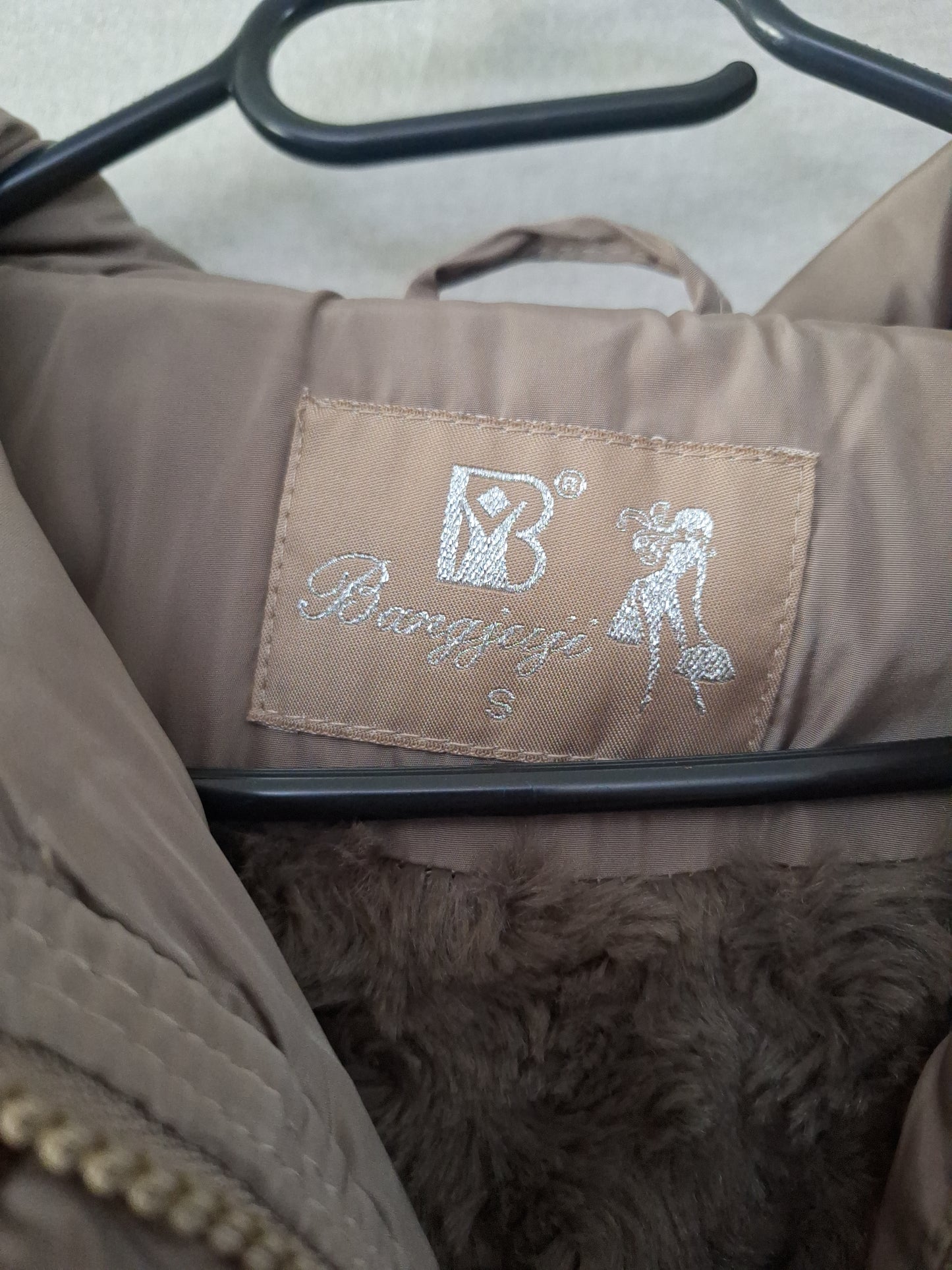 Bangjiyi Steppjacke Fellfutter 36