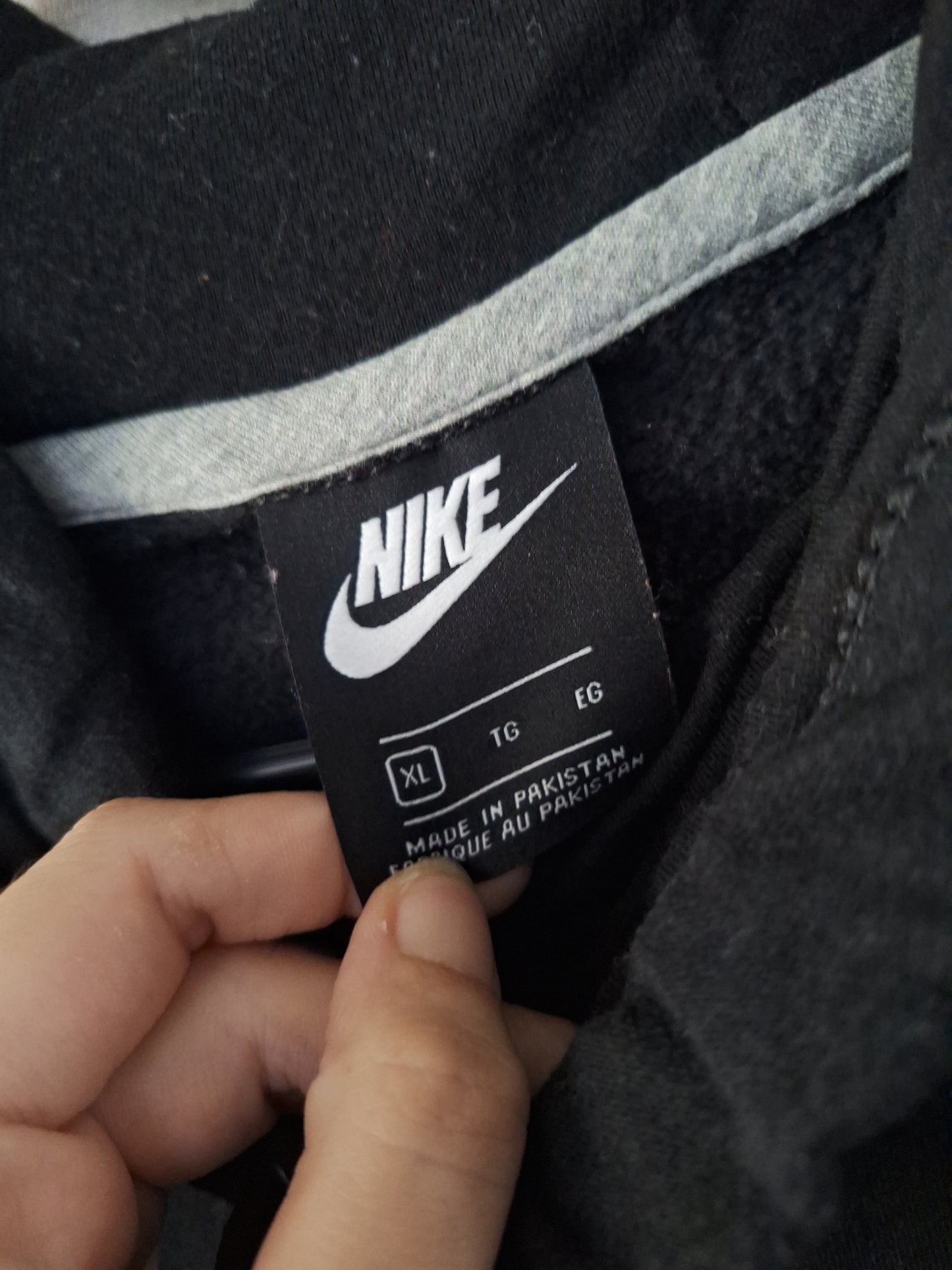 Nike Hoodie Schalkragen XL