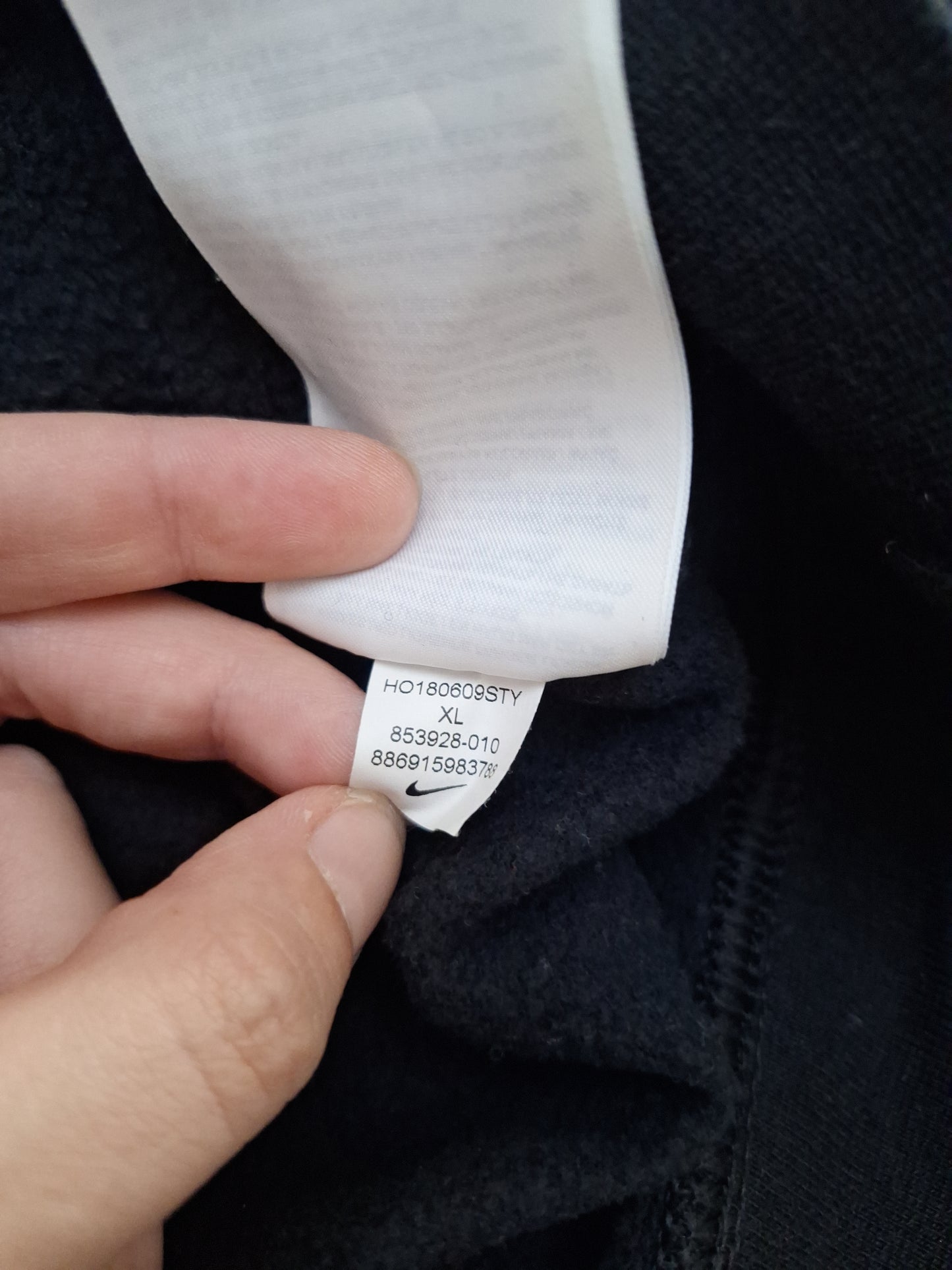 Nike Hoodie Schalkragen XL