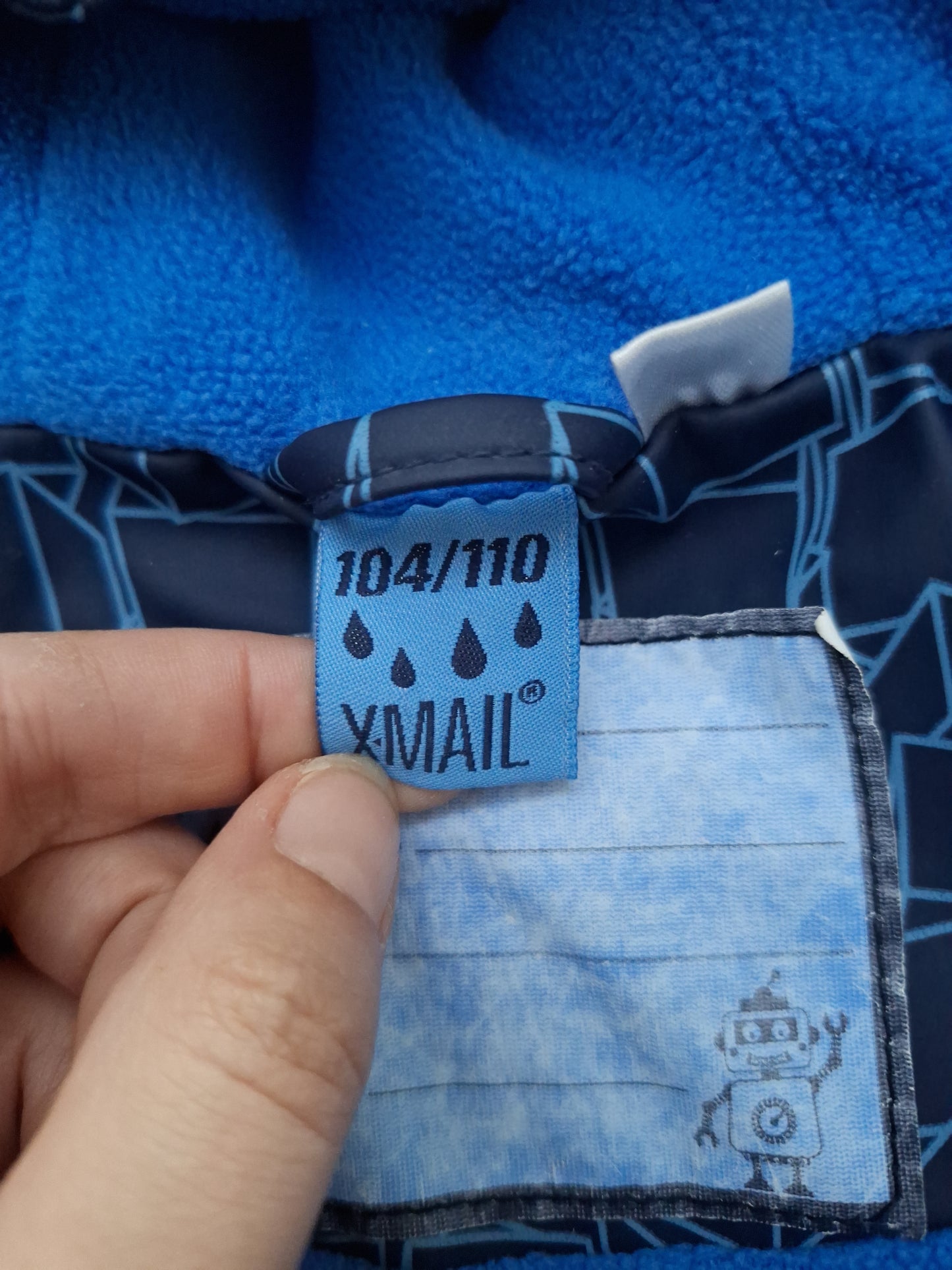 X-Mail Regenjacke Reflektoren 104/110