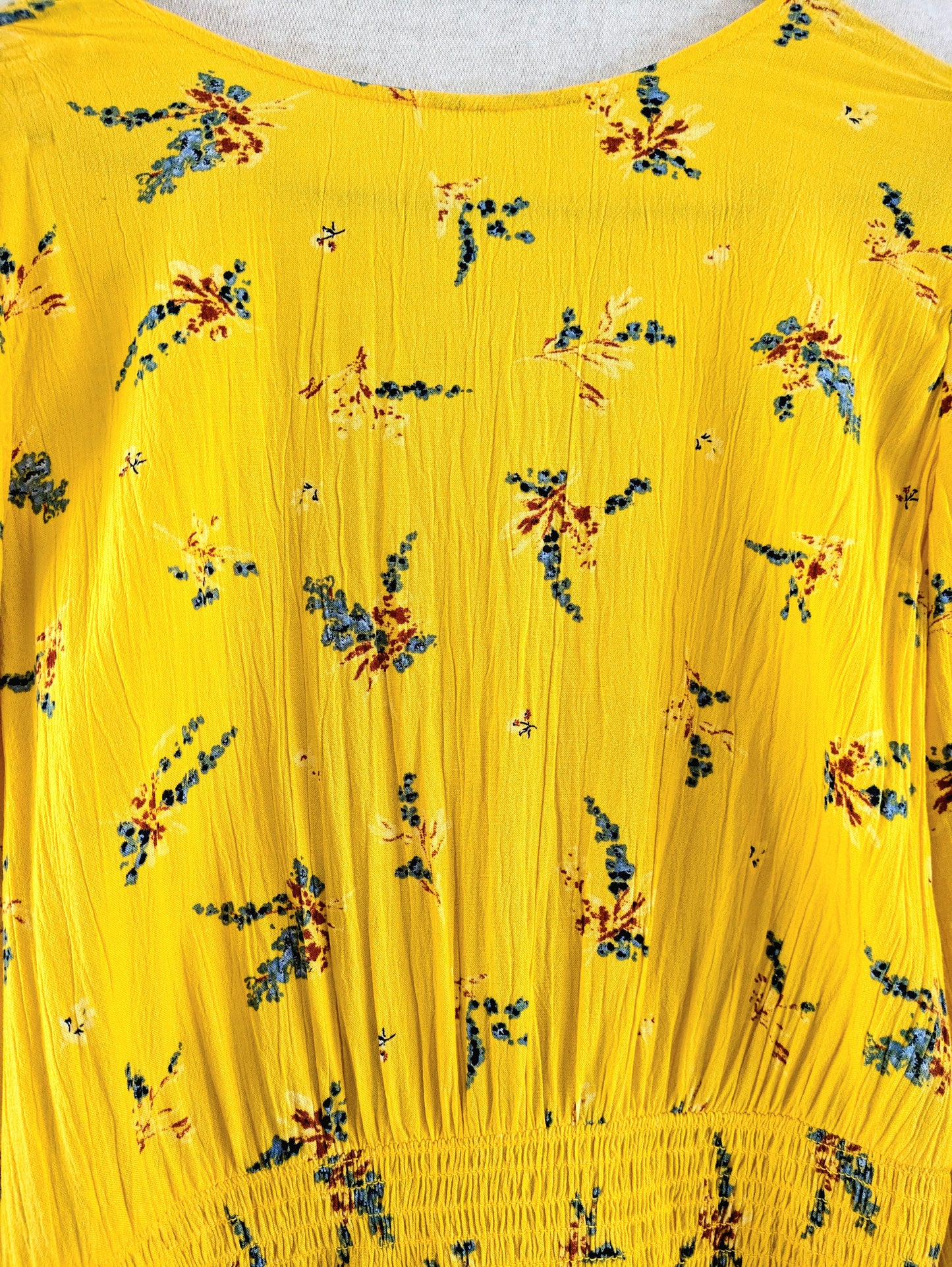 EDC Volantkleid Blumen 38
