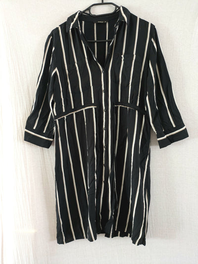 ONLY Hemdblusenkleid Streifen 36