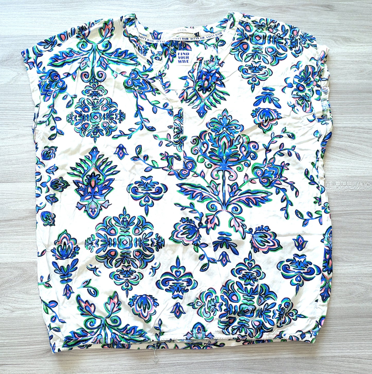 Cecil Blusenshirt Paisley 40