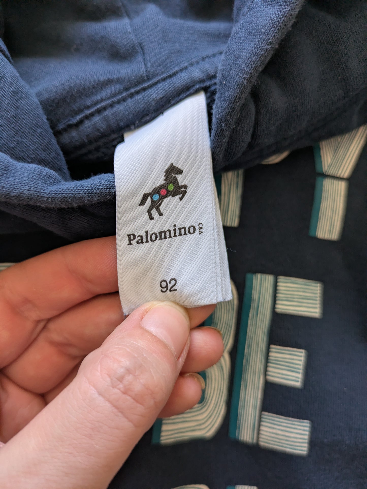 Palomino Hoodie Schriftzug 92