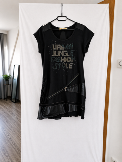 BIBA Shirtkleid Strassprint 36
